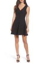 Women's Felicity & Coco Bianca Back Cutout Fit & Flare Dress - Black