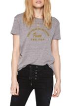 Women's Amuse Society The View Is Better From The Top Tee - Grey