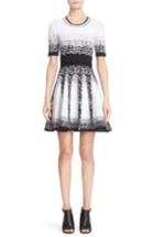 Women's Yigal Azrouel Ombre Jacquard Fit & Flare Dress