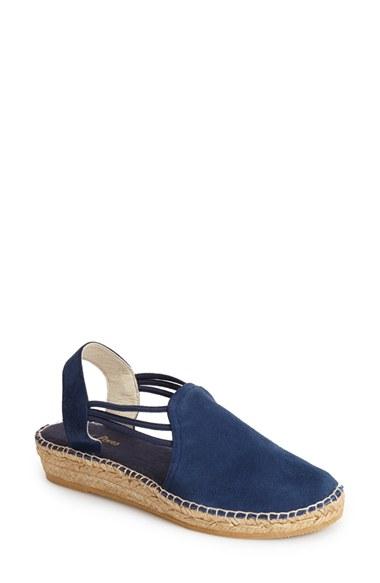 Women's Toni Pons 'nuria' Suede Sandal Eu - Blue