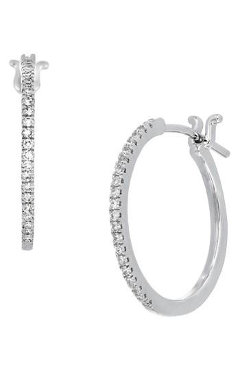 Women's Carriere Small Diamond Hoop Earrings (nordstrom Exclusive)