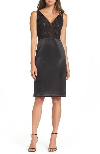 Women's Vera Wang Sheath Dress - Black