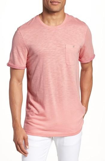 Men's Ted Baker London Taxi Slub Cotton Pocket T-shirt (s) - Pink