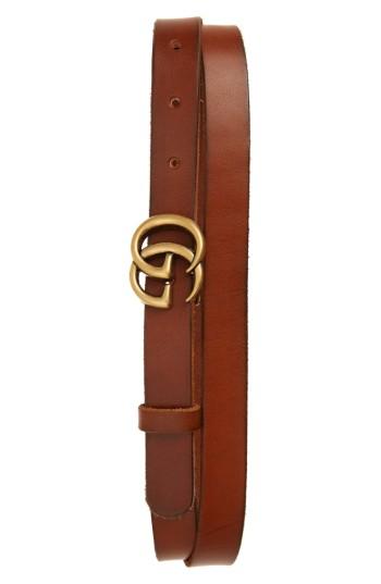 Women's Gucci Leather Belt - Cuir