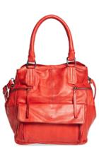 Day & Mood 'hannah' Leather Satchel - Red