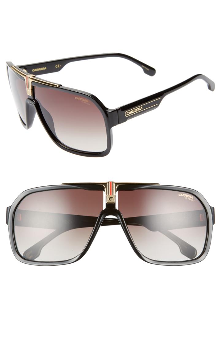 Men's Carrera Eyewear 64mm Navigator Sunglasses - Black