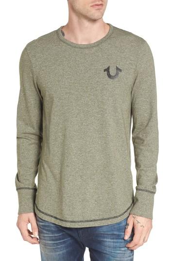 Men's True Religion Brand Jeans Logo Graphic T-shirt, Size - Green