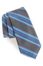 Men's Nordstrom Textured Stripes Silk Tie