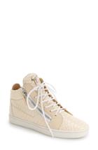 Women's Giuseppe Zanotti High Top Sneaker M - Beige