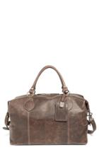 Men's Frye 'logan' Leather Overnight Bag - Brown (online Only)