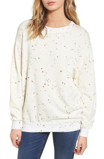 Women's Splendid Graphic Sweatshirt - Beige