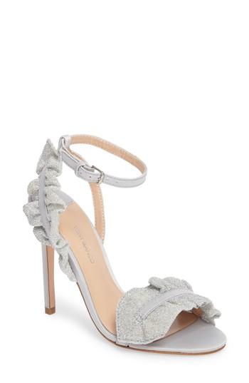 Women's Tony Bianco Katy Ruffle Sandal M - Metallic