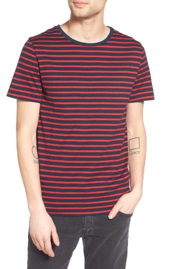 Men's Ag Julian Stripe Crewneck T-shirt