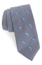 Men's Southern Tide Palmetto Tree Cotton & Silk Tie, Size - Blue