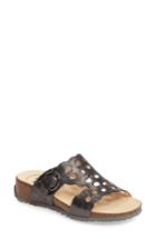 Women's Think! 'mizzi' T-strap Sandal -9.5us / 40eu - Grey