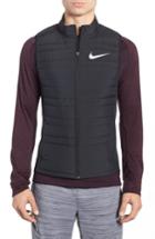 Men's Nike Essential Running Vest, Size - Black