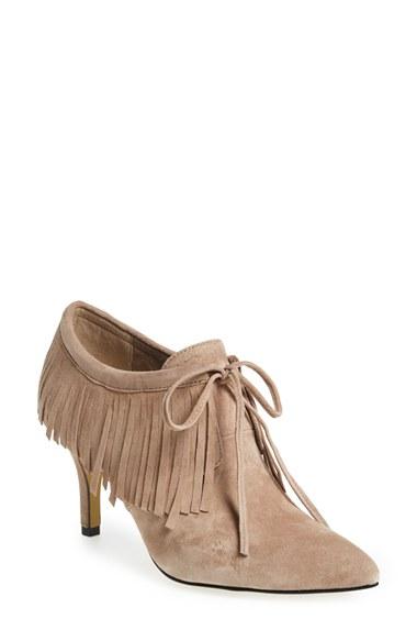 Women's Bella Vita 'diem' Fringe Suede Bootie