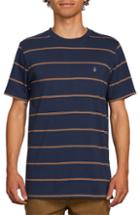 Men's Volcom Joben Striped T-shirt - Blue