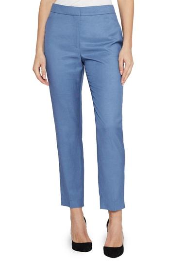 Women's Reiss Etta Wool Blend Trousers Us / 4 Uk - Blue