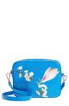 Ted Baker London Harmony Print Canvas Camera Bag - Blue