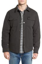 Men's Rvca Officer's Shirt Jacket, Size - Black