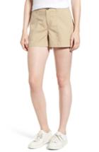 Women's Nordstrom Signature Patch Pocket Shorts - Beige