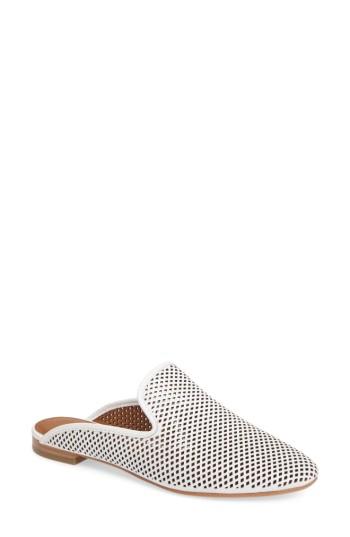 Women's Frye Gwen Perforated Mule M - White