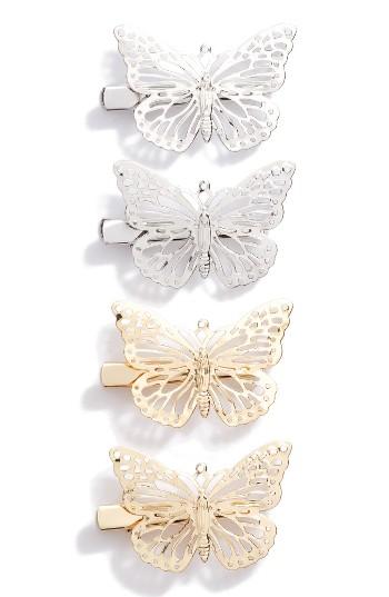 Berry Set Of 4 Butterfly Clips
