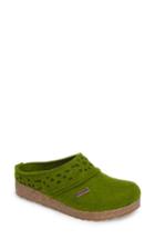 Women's Haflinger 'lacey' Slipper Us / 38eu - Green