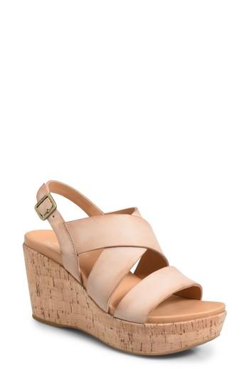 Women's Kork-ease Ashcroft Wedge Sandal M - Beige