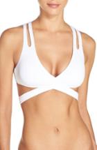 Women's Becca Color Code Wrap Bikini Top - White