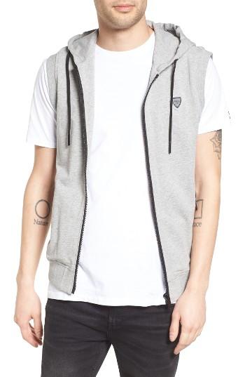 Men's Antony Morato Hooded Fleece Zip Vest
