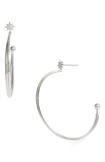 Women's Anzie Twisted Wire Open Hoop Earrings