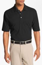 Men's Cutter & Buck Championship Drytec Golf Polo Xlt - Black