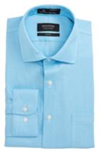Men's Nordstrom Men's Shop Smartcare(tm) Trim Fit Oxford Dress Shirt .5 - 32/33 - Blue