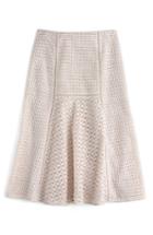 Women's J.crew Fluted Geometric Eyelet Skirt