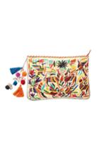 Steven By Steve Madden Embroidered Animal Clutch -