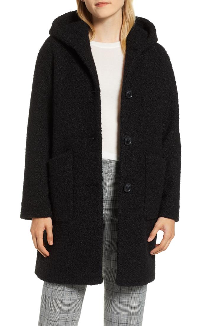 Women's Halogen Hooded Coat