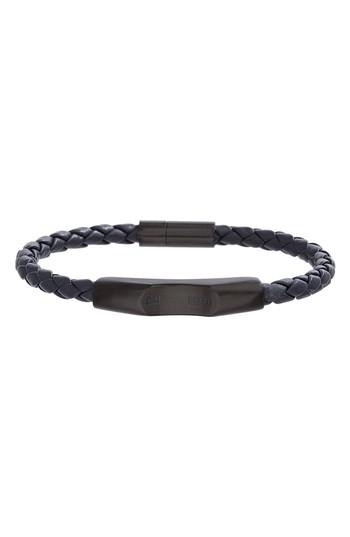 Men's Ben Sherman Braided Leather Bracelet