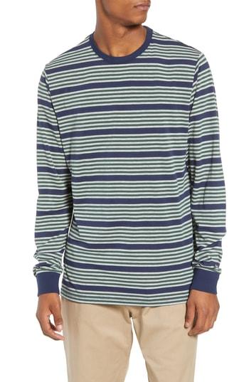 Men's Nike Sb Dry Stripe Long Sleeve T-shirt - Blue