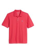 Men's Tommy Bahama 'the Emfielder' Original Fit Pique Polo, Size - Pink