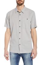 Men's Patagonia 'a/c' Regular Fit Organic Cotton Short Sleeve Sport Shirt - Grey