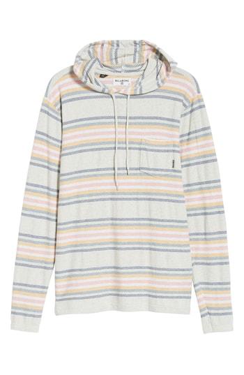 Men's Billabong Flecker Baja Hoodie, Size - Grey