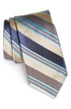 Men's John W. Nordstrom Woven Silk Tie, Size - Beige