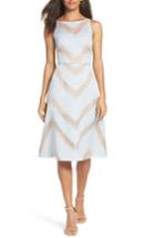Women's Adrianna Papell Jacquard Midi Dress - Blue