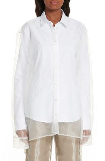Women's Y/project Organza Shirt - White