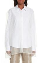 Women's Y/project Organza Shirt - White