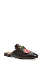 Women's Gucci 'princetown' Embroidered Mule Loafer