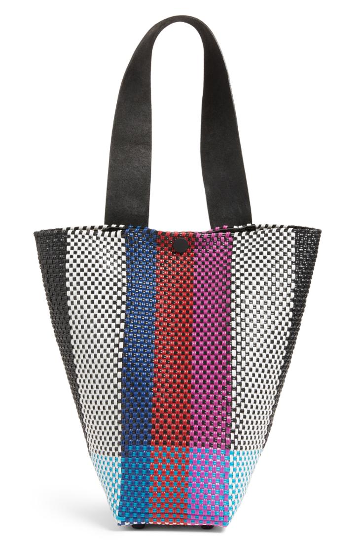 Truss Le Sac Woven Shoulder Bag - Pink