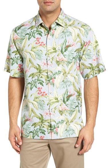 Men's Tommy Bahama Bloom Town Silk Sport Shirt